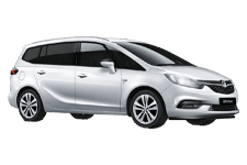 Car Hire Sandbach - Vauxhall Zafira 7-Seater - Minibus hire Sandbach